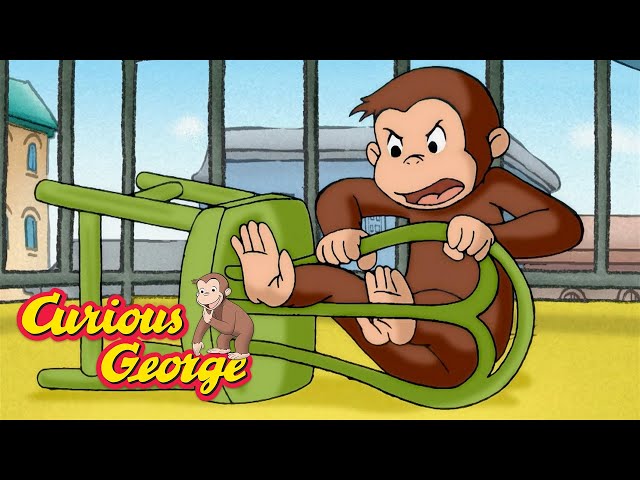 George Is Stuck! 🐵 Curious George 🐵 Kids Cartoon 🐵 Kids Movies class=