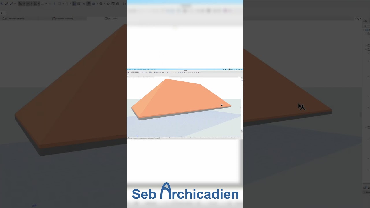 Toiture dauphinoise - r&eacute;ponse - Archicad