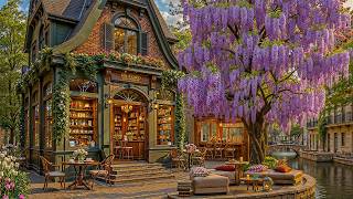 Happy March Spring Morning at Cozy Coffee Porch Ambience 🌿 Relaxing Jazz Music for Work, Study