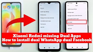 Xiaomi Redmi ,Dual Apps missing , DUAL APPS NOT SHOWING UP