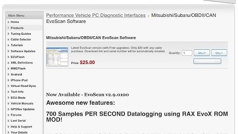 How to set up EVOSCAN for Alphaspeed tuning