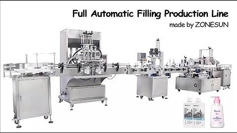 How To Use 4 Heads Servo Ration Filling Capping And Labeling Machine