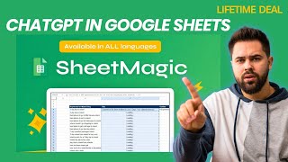 SheetMagic Lifetime Deal I Use ChatGPT in Google Sheets, Create Bulk AI Content, & Automate AI Work