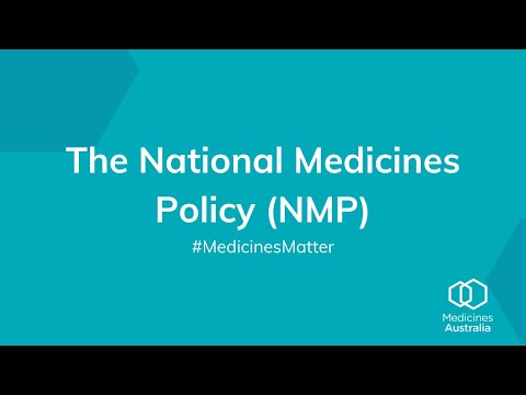 The National Medicines Policy (NMP) - #MedicinesMatter