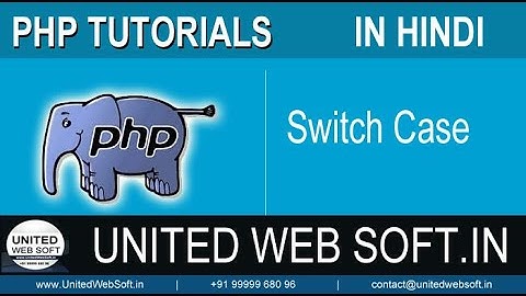 Switch Case in PHP in Hindi