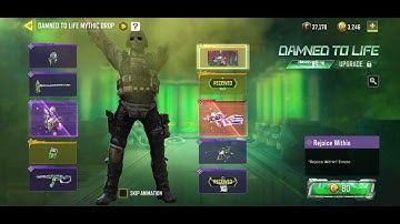 Damned to life Mytic Draw codename Lazarus CBR4 amoeba codm lucky legendary  gas grenade