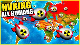 I Tried NUKING All 7,124,543,962 Humans Until Civilization Ends... (Plague Inc)