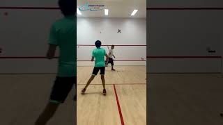 Improving the Volley's movement and ability to see the ball sharply #squash #sport #sports #coach