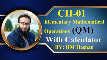 CH 01 Math QM (PRC) Important Questions (with Calculator).