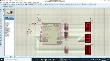 Mô Phỏng PIC16F887 giao tiếp với led 7 đoạn
