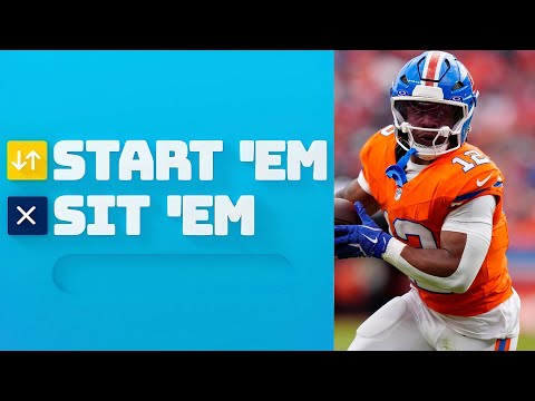 Start Em Sit Em Week 13 NFL Fantasy Live