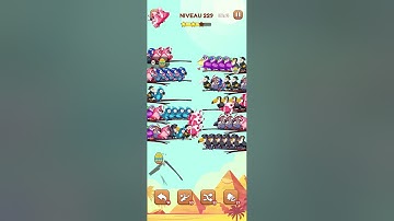 bird sort 2 color puzzle solution niveau 229 #games #gaming #puzzle #puzzlegame #androidgames