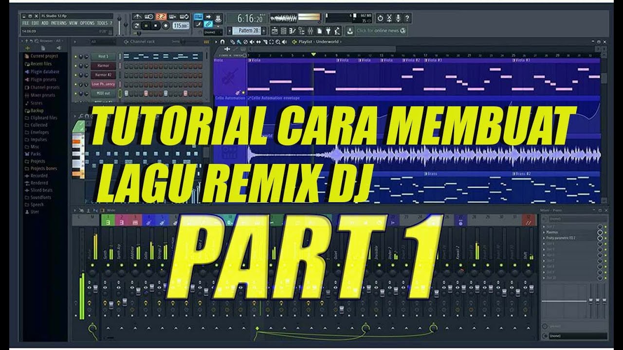 TUTORIAL CARA MEMBUAT LAGU REMIX - YouTube