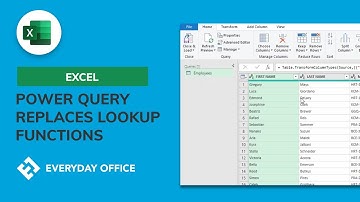 Replacing VLOOKUP with Power Query Outer Joins | Everyday Office