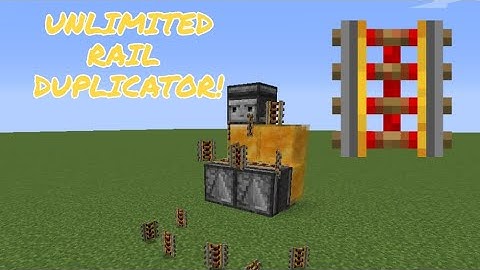How to make Rail Duplicator in Minecraft
