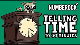 Telling Time to the Half Hour and Hour Song | 1st Grade \& 2nd Grade