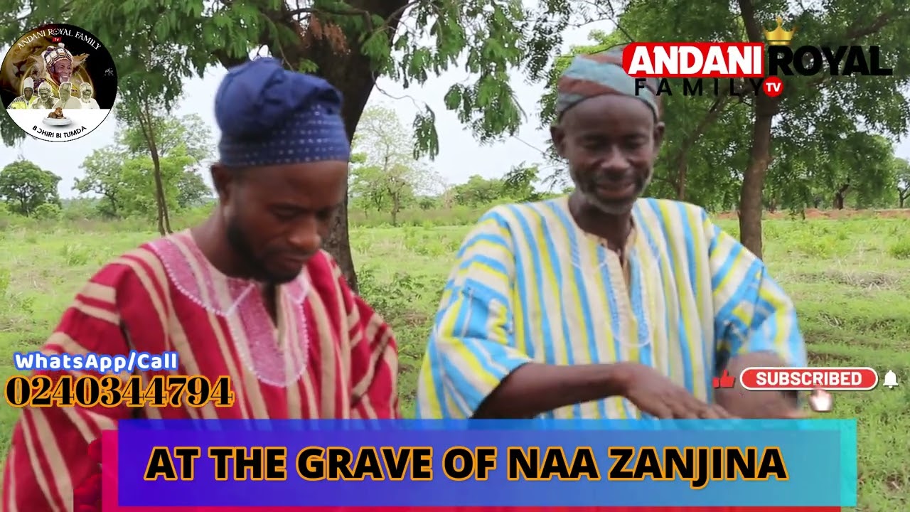 7.AT THE GRAVE OF NAA ZANJINA AT AGBANDI