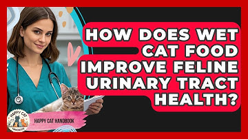 How Does Wet Cat Food Improve Feline Urinary Tract Health? - Happy Cat Handbook