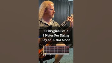 Guitar Lesson - Diatonic Scales And Modes - E Phrygian 3rd Mode - Key of C #Shorts