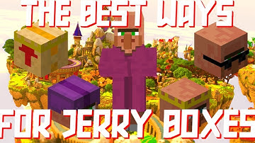 TOP 3 Fastest Ways to get Jerry Boxes ! - Hypixel Skyblock