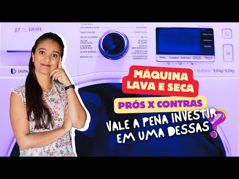 Vídeo: As máquinas de lavar e secar roupa funcionam bem?