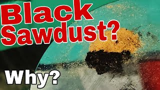 Ep.85) How To Make Super Fine Sawdust For Cabochons | Black! |  #jewelrytutorial