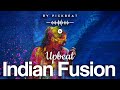Guitar and strings Upbeat Indian fusion music royalty-free background instrumental music