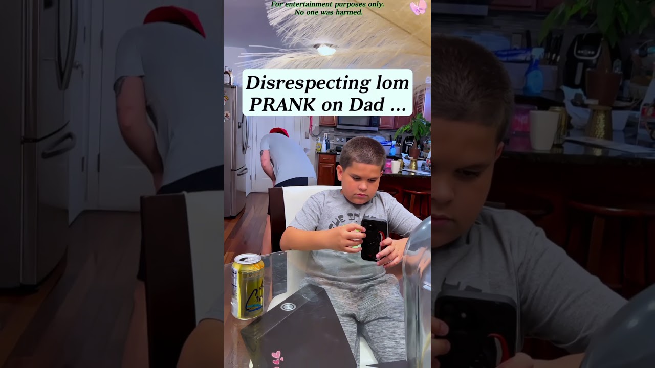 Shut mom up and see how dad reacts 🤣🤣#funny#fyp#usa #foryou #prank#dad#hahah#funnyvideo