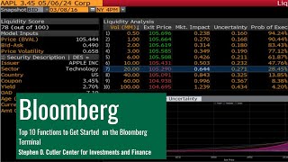 Top 10 Functions to Get Started with the Bloomberg Terminal screenshot 3