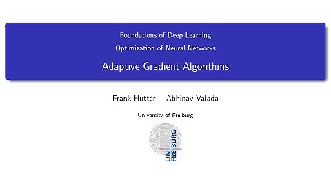 04.08 Adaptive Gradient Algorithms