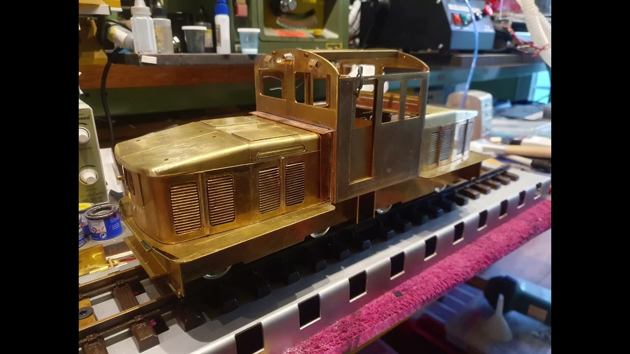 DB V29 Diesel Locomotive Brass Project Gauge G (Part 1)