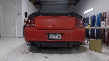 2008 Charger Gets A 2015+ Hellcat Diffuser and 5" Tips!