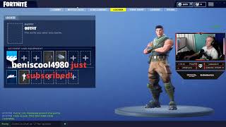 Tfue shows off his skin collection