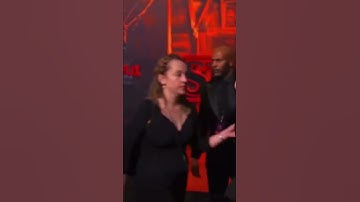 Millie Bobby Brown interrupts Finn Wolfhards interview