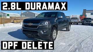 How to: DPF/DEF DELETE 2.8L Duramax Chevy Colorado