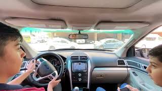 Driving the 2013 Ford Explorer XLT.
