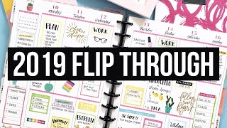 2019 Planner Flip Through! // Looking Back through 2019 with My Daughter Ally