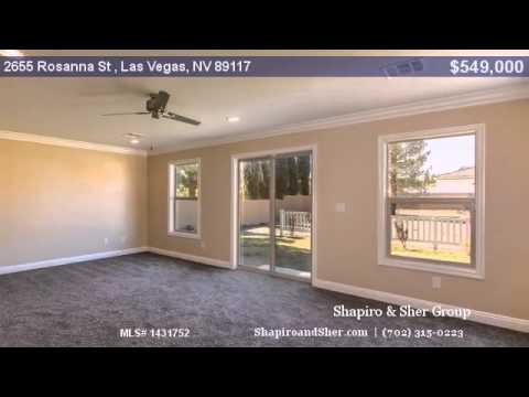 2655 Rosanna St, Las Vegas, NV home video tour