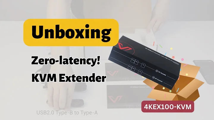 Unboxing 4KEX100-KVM | Zero-latency KVM Extender Kit Best You Can Have!