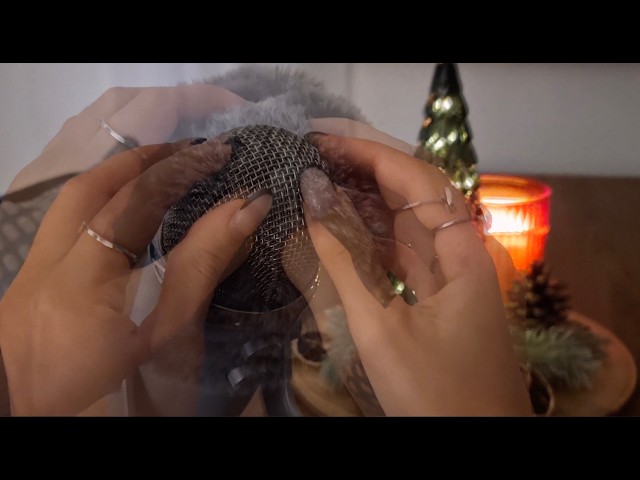 ASMR for Cozy Nights ❄️ Whispering, Nail Tapping, Mic Scratching & Rubbing