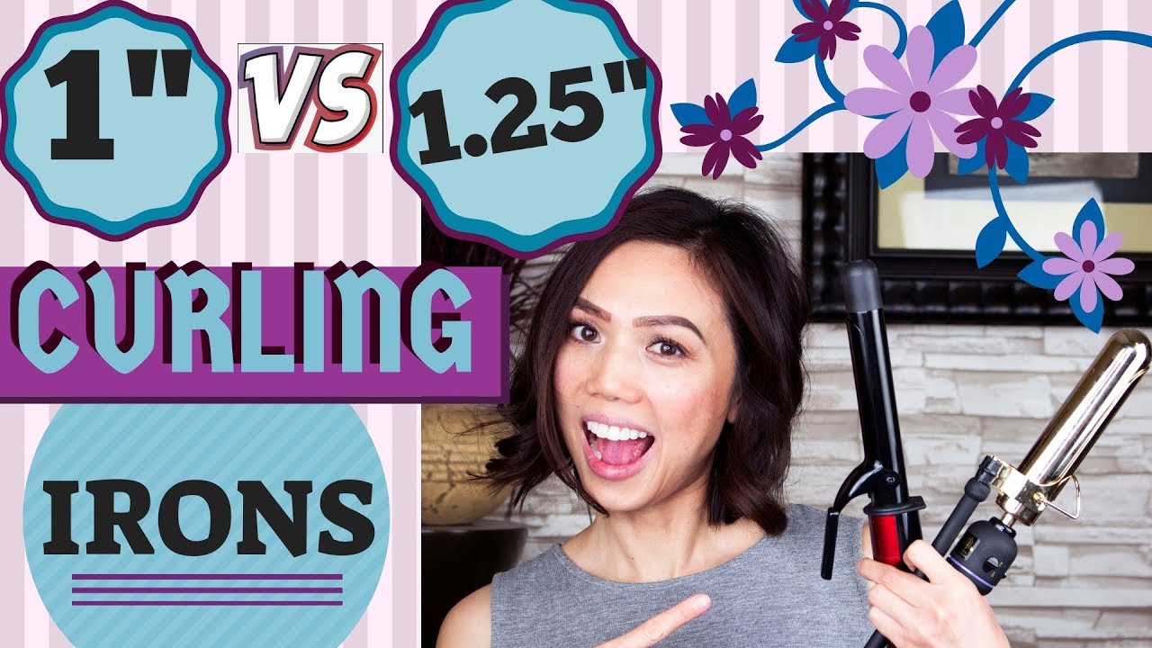 1-Inch vs 1.25-Inch Curling Iron on SHORT HAIR | Hot Tools - thptnganamst.edu.vn