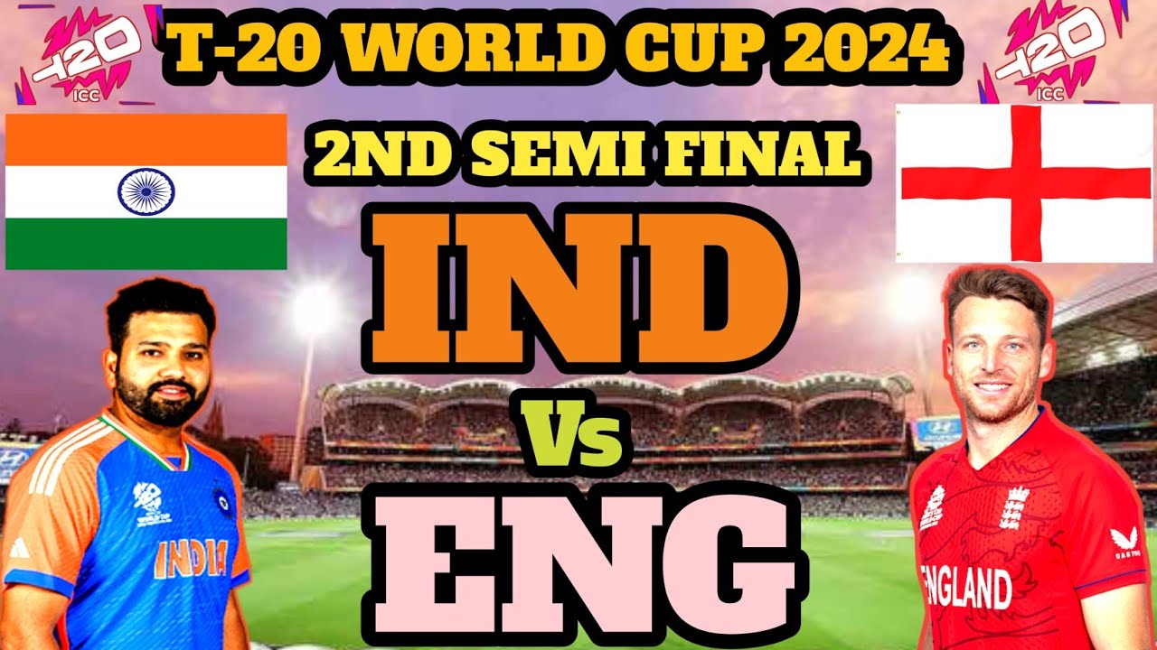 ind vs eng india vs england semi final match t20 world cup 2024 - YouTube