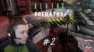 Прохождение игры Aliens versus predator - 2 серия играем за солдата