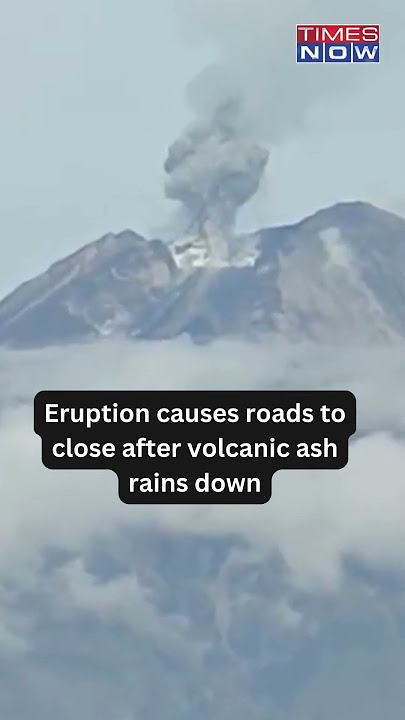 Indonesia Issues Highest Warning As Semeru Volcano Ash Rains Down On Java Island | #shorts