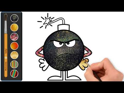 تعليم رسم حروف L M N O P للاطفال Drawing Coloring Alphabet L M N O P For Kids Youtube