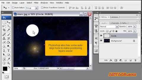 How to use the Move & Hand tools in PhotoShop, PhotoShop CS3