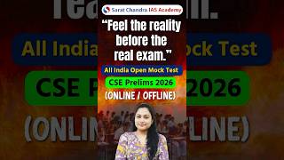All India Open Mock Test for UPSC Prelims 2026 | Real Exam Experience | Sarat Chandra IAS Academy