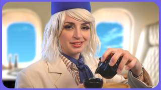 2 Minute ASMR | "Would like a drink on your private jet?"