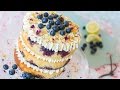 Nude Cake de limón y arándanos -  Receta - María Lunarillos | tienda & blog