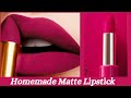 DIY Matte Lipstick at home 😍| Pink Matte lipstick for Indian skin | Easy Matte Lipstick | lipstick.